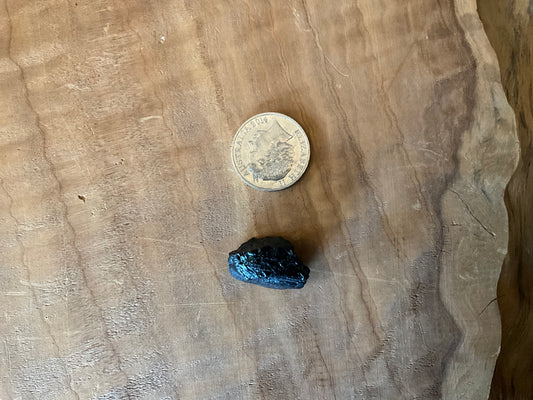 Black Tourmaline Adjustable Macrame Necklace