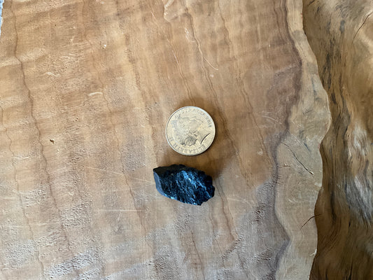 Black Tourmaline Adjustable Macrame Necklace