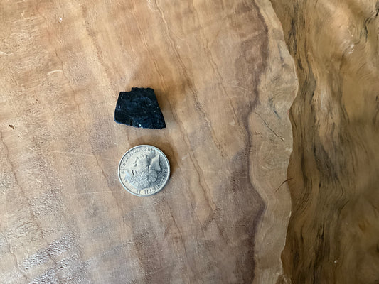 Black Tourmaline Adjustable Macrame Necklace