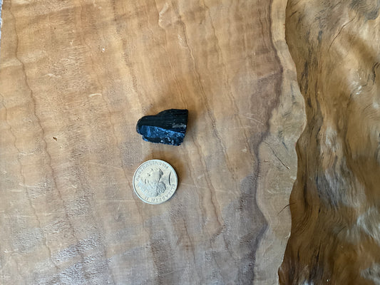 Black Tourmaline Adjustable Macrame Necklace