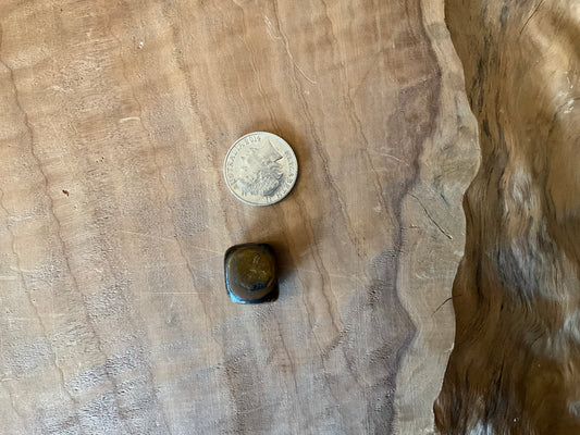 Tigers Eye Adjustable Macrame Necklace